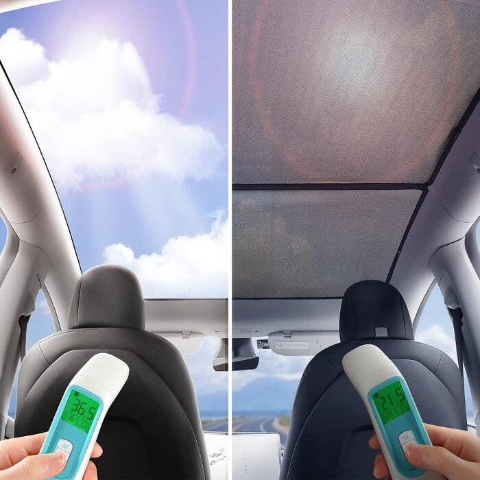 Pare-soleil Tesla Model Y - Lot de 2 - Pliable - 44% de remise