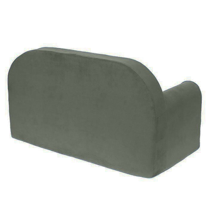 Canapé-lit enfant avec pouf gris motif voiture - 25% de remise