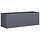 Jardinière en acier anthracite 120x40x40 cm - 37% de remise
