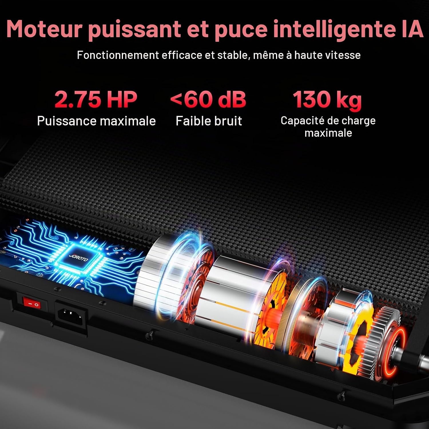 Tapis de course pliable compact 12 km/h - 46% de remise