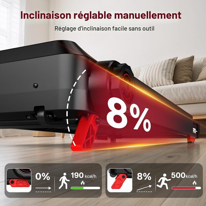 Tapis de course pliable compact 12 km/h - 46% de remise