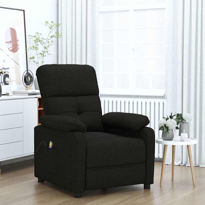 Fauteuil de massage inclinable noir - 32% de remise