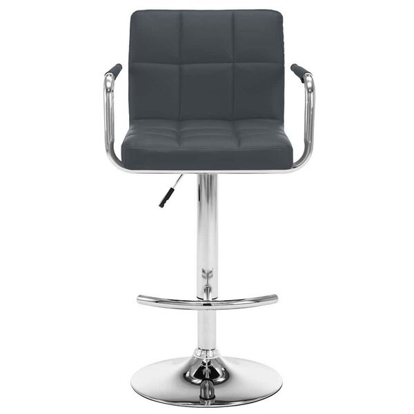 Lot de 2 tabourets de bar gris réglables - 35% de remise