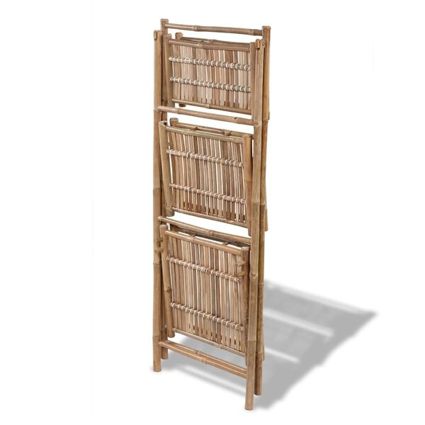 Étagère à plantes pliable en bambou 3 niveaux - 34% de remise