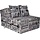 Matelas pliant 3 sections 200x70x15 cm - Mousse haute densité - 34% de remise