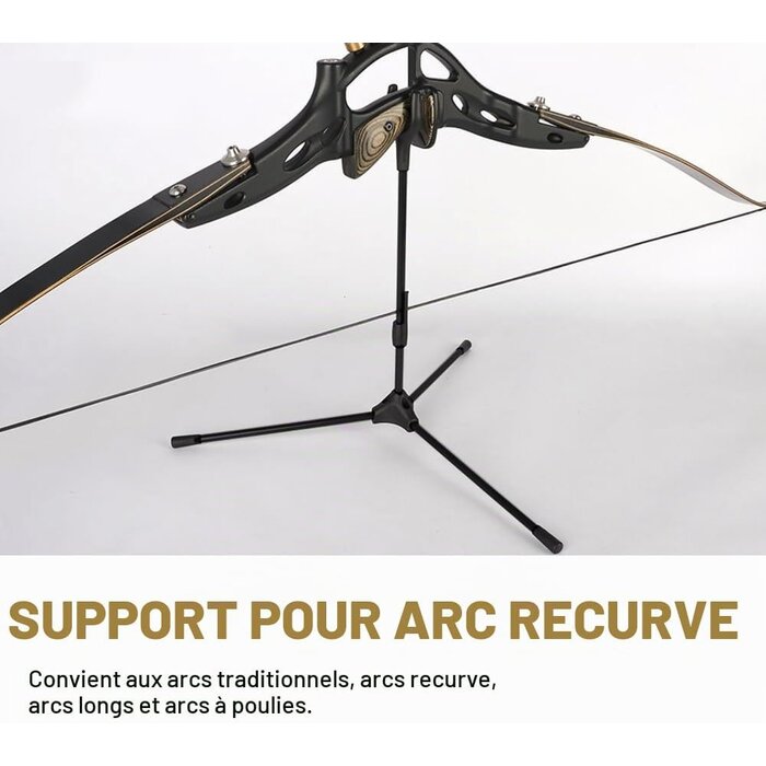 Support d'arc pliable en fibre de verre - Noir - 26% de remise