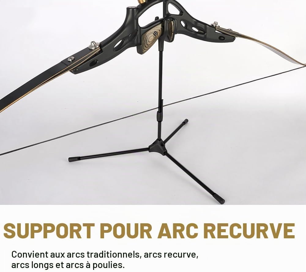 Support d'arc pliable en fibre de verre - Noir - 26% de remise