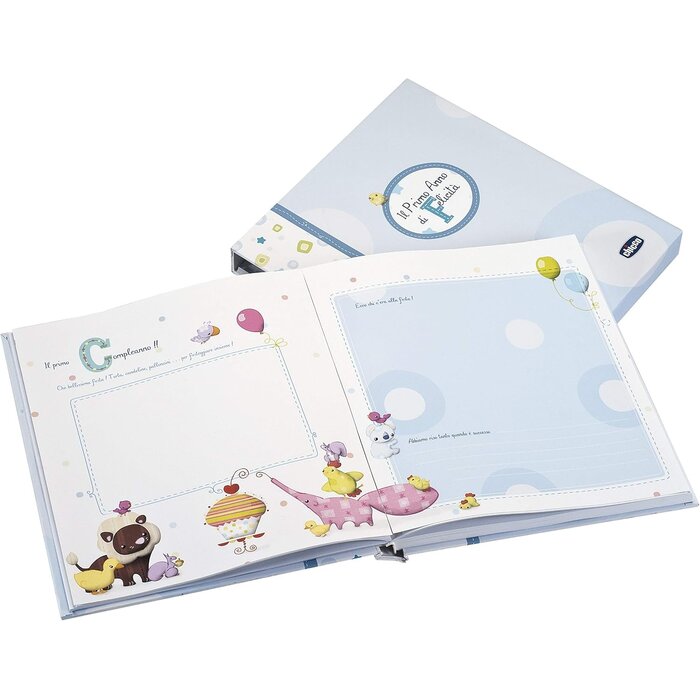 Livre de naissance bleu - Album souvenirs complet - 27% de remise