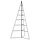 Sapin de Noël décoratif en métal noir 140 cm - 45% de remise