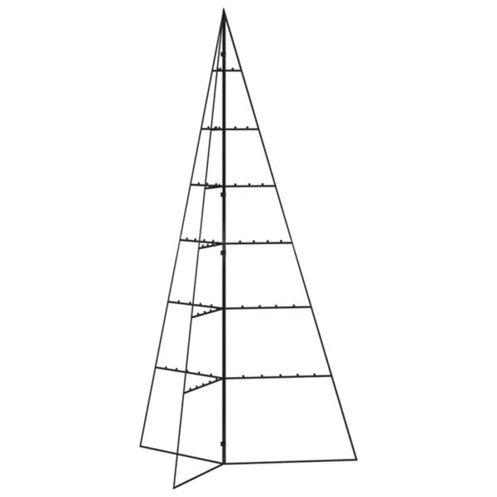 Sapin de Noël décoratif en métal noir 140 cm - 45% de remise