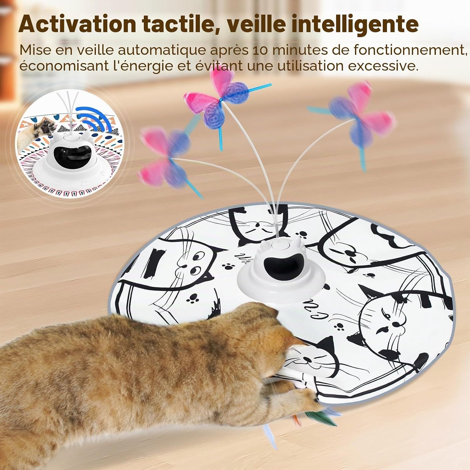 4 Recharges pour Jouet Interactif Chat - 30% de remise