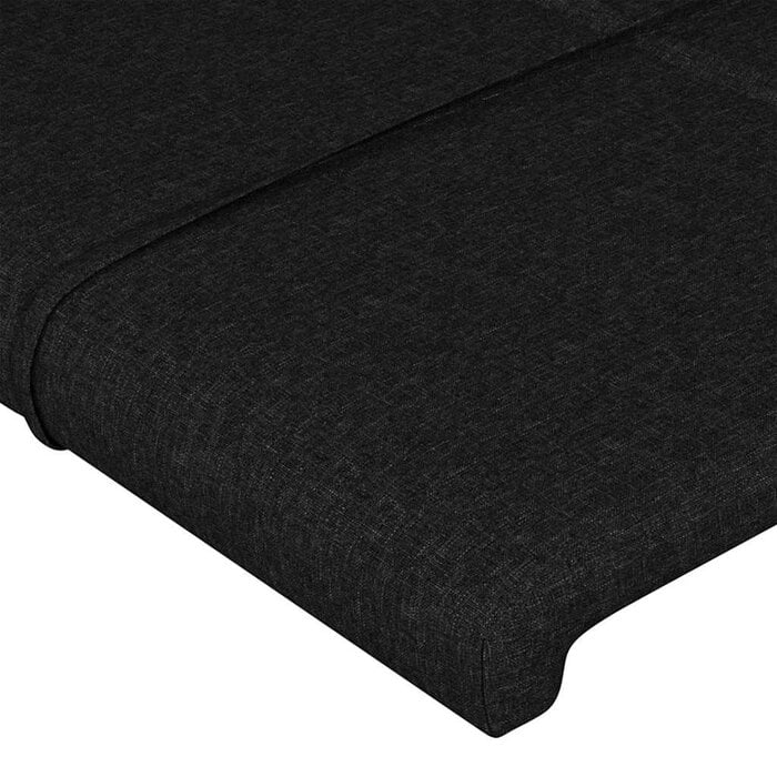 Lot de 2 Têtes de lit en tissu noir 72x88cm - 33% de remise