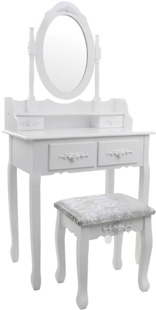 Viking Choice Coiffeuse Antique avec Miroir et Tabouret - 46% de remise