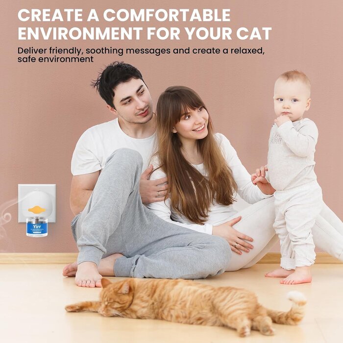 Diffuseur de phéromones pour chats - 2 diffuseurs et 2 recharges - 30% de remise