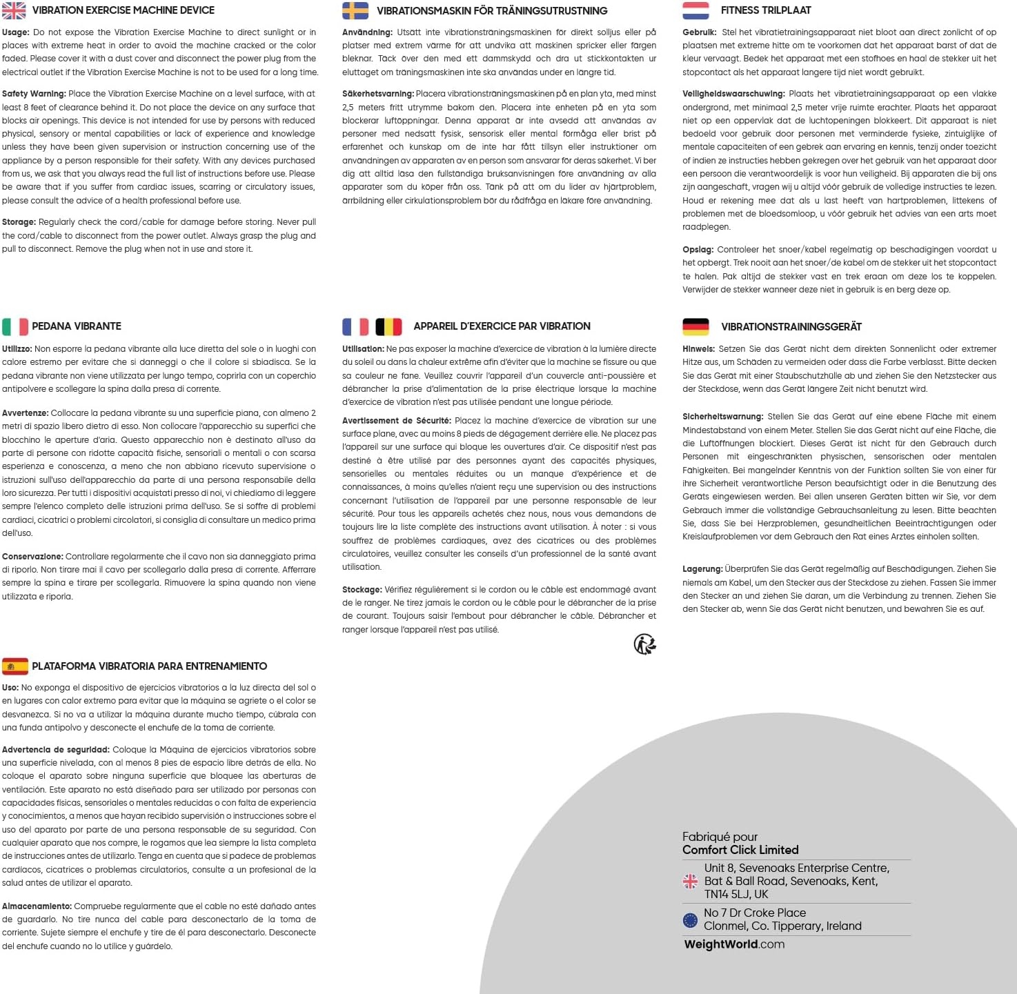 Plateforme vibrante fitness et 5 bandes résistance - 34% de remise