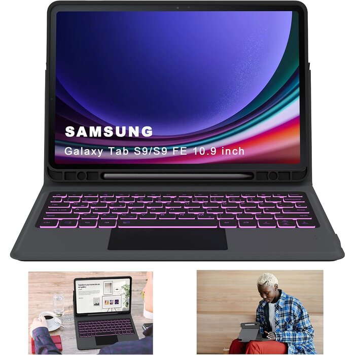 Étui clavier pour Samsung Galaxy Tab S9 FE / S9 - 28% de remise