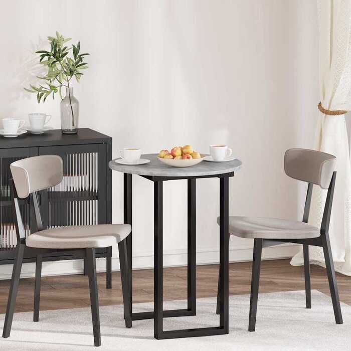 Vidaxl Plateau de table gris béton 60x60cm - 55% de remise