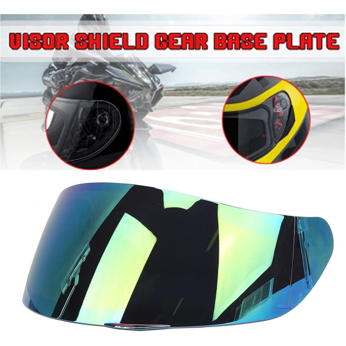 Visière de casque moto universelle - 28% de remise - Polycarbonate