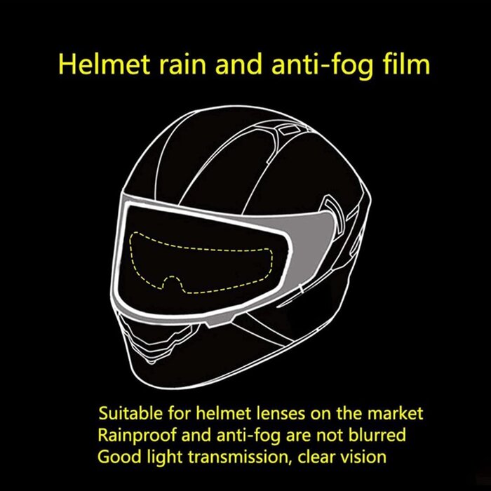Visière de casque moto universelle - 28% de remise - Polycarbonate