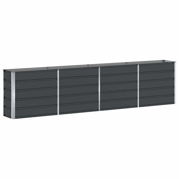 Vidaxl Jardinière en acier anthracite 320 x 40 x 75 cm - 35% de remise