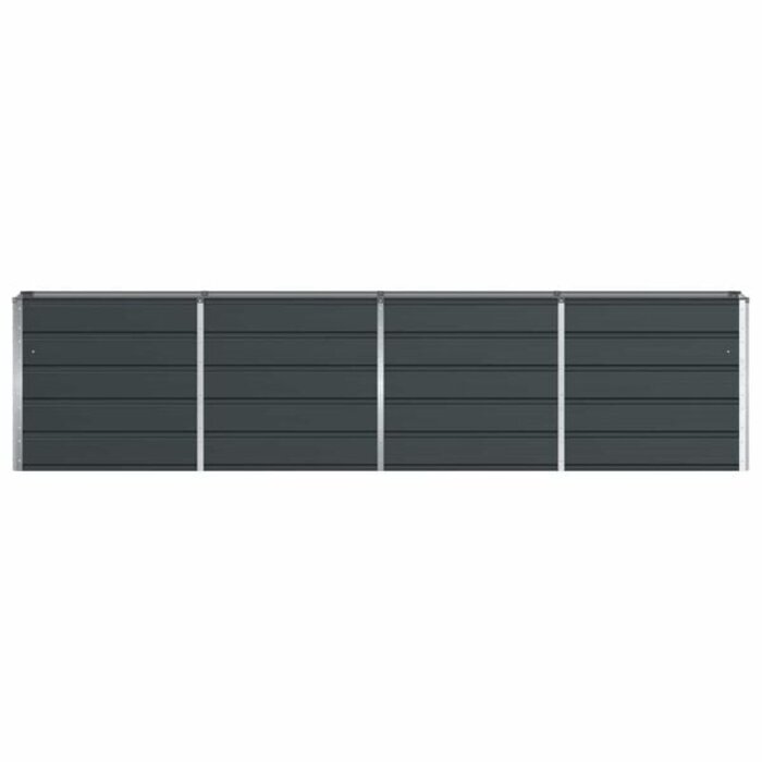 Vidaxl Jardinière en acier anthracite 320 x 40 x 75 cm - 35% de remise