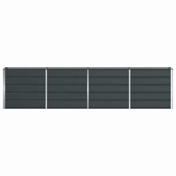 Vidaxl Jardinière en acier anthracite 320 x 40 x 75 cm - 35% de remise