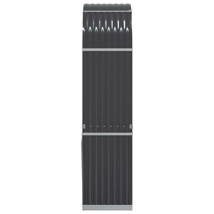 Vidaxl Abri à bois anthracite 80x45x190 cm - 34% de remise