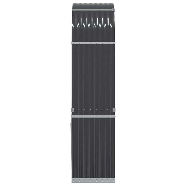 Vidaxl Abri à bois anthracite 80x45x190 cm - 34% de remise