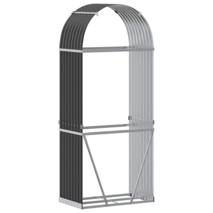 Vidaxl Abri à bois anthracite 80x45x190 cm - 34% de remise