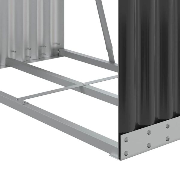 Vidaxl Abri à bois anthracite 80x45x190 cm - 34% de remise