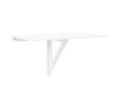 Vidaxl Table murale rabattable 100x60 cm bois blanc - 54% de remise