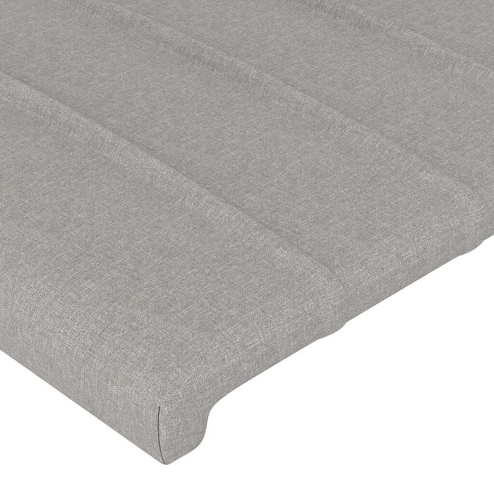 Vidaxl Lot de 2 têtes de lit gris clair - 80x88 cm - 34% de remise