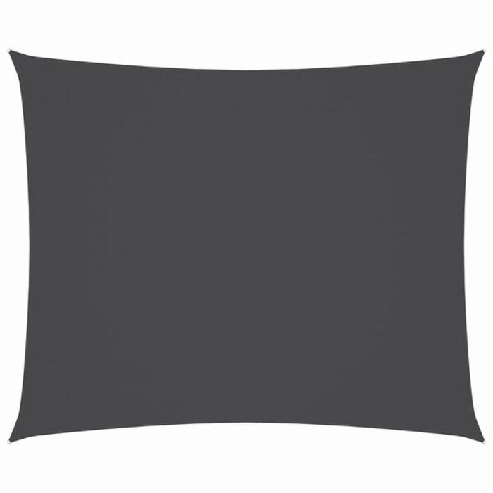 Vidaxl Voile d'ombrage rectangulaire 3x4m anthracite - 33% de remise
