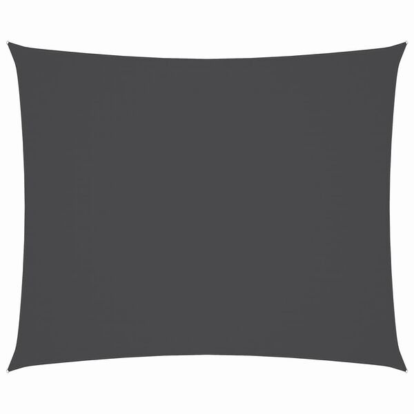 Vidaxl Voile d'ombrage rectangulaire 3x4m anthracite - 33% de remise