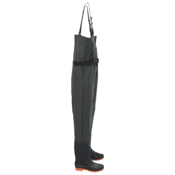 Vidaxl Cuissardes de pêche taille 43 avec bottes - Vert - 33% de remise