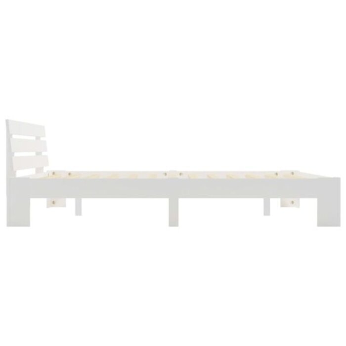 Vidaxl Cadre de lit 180x200cm en pin massif blanc - 35% de remise