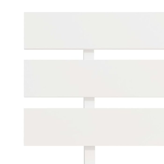 Vidaxl Cadre de lit 180x200cm en pin massif blanc - 35% de remise