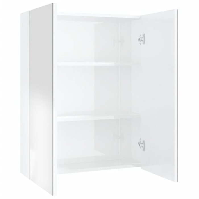 Vidaxl Armoire de salle de bain avec miroir 60x15x75 cm - 35% de remise