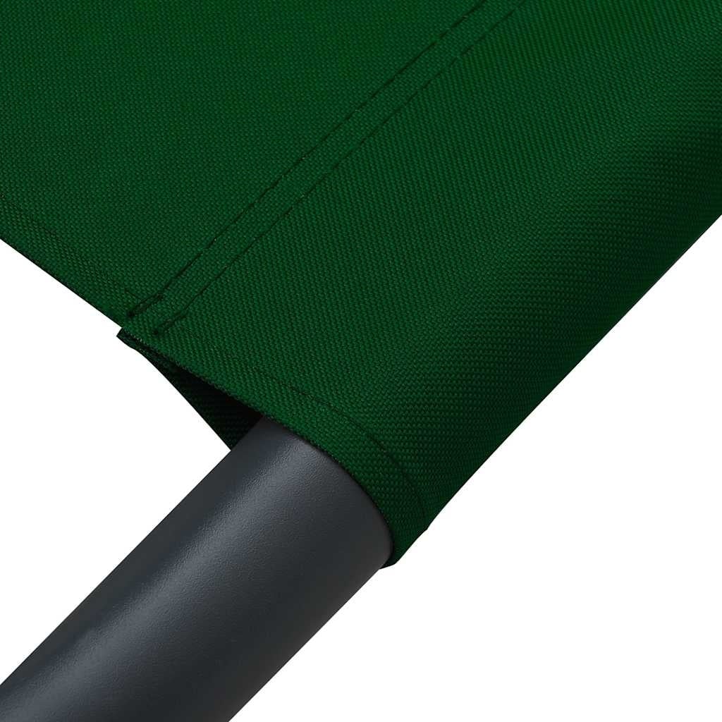 Vidaxl Lit de jardin double avec auvent vert - 200 x 173 cm - 34% de remise
