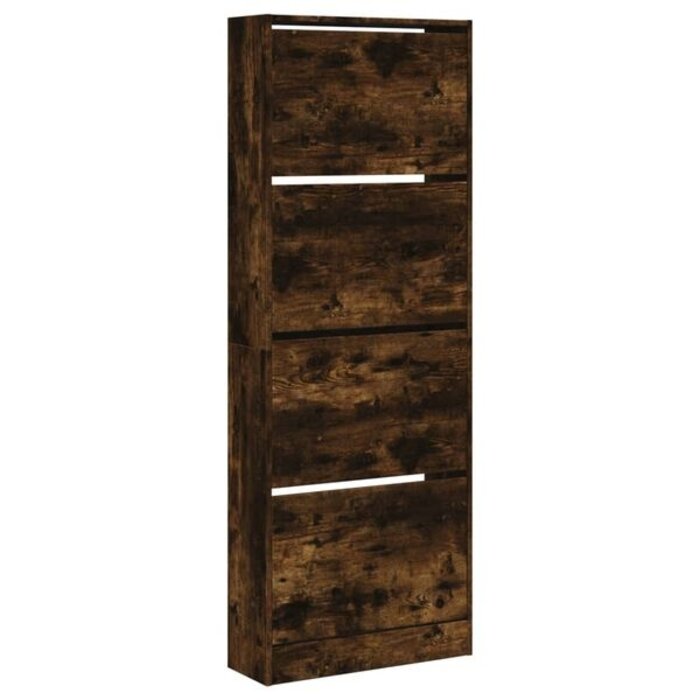 Vidaxl Meuble à chaussures chêne fumé 60cm - 34% de remise