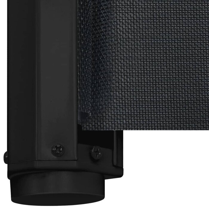 Vidaxl Barrière rétractable pour animaux 117,5 x 125 cm - Noir - 34% de remise