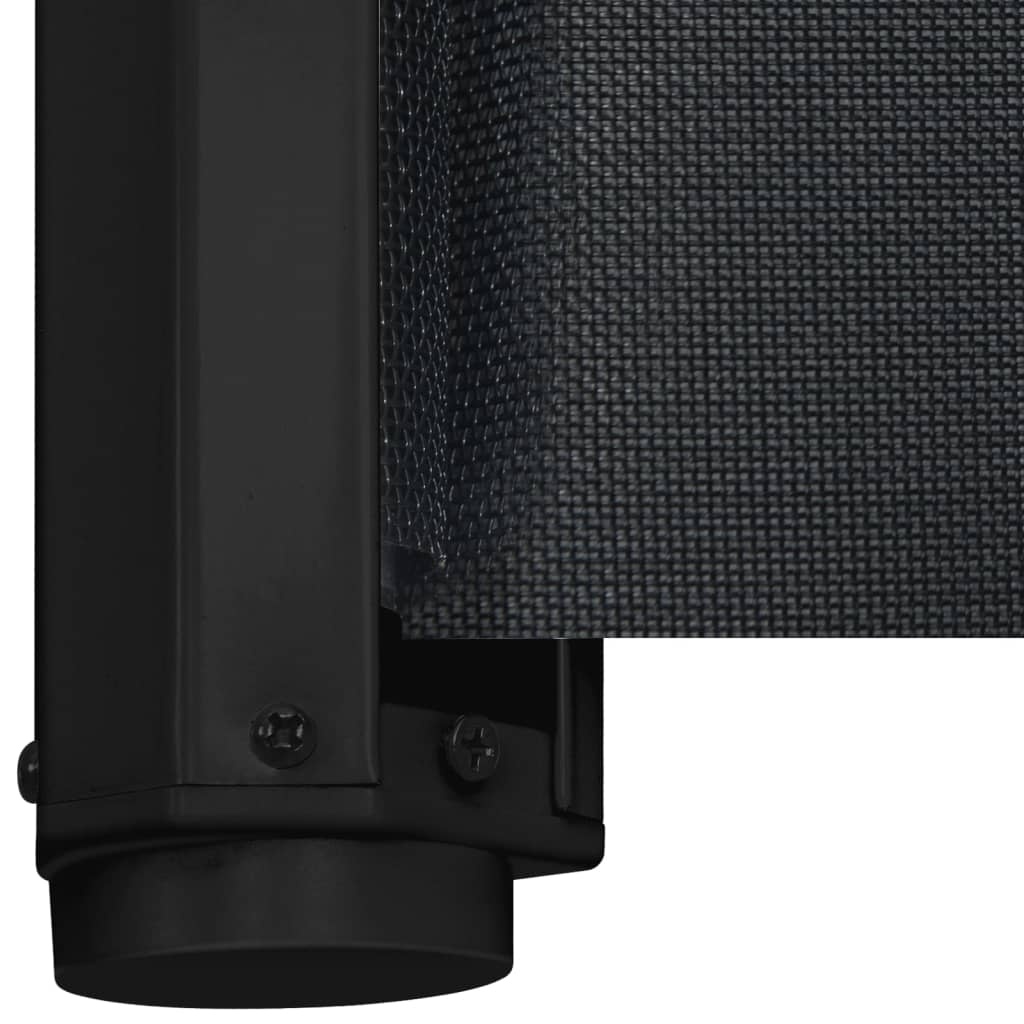 Vidaxl Barrière rétractable pour animaux 117,5 x 125 cm - Noir - 34% de remise