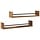 Lot de 2 étagères murales aspect vieux bois 80cm - 32% de remise