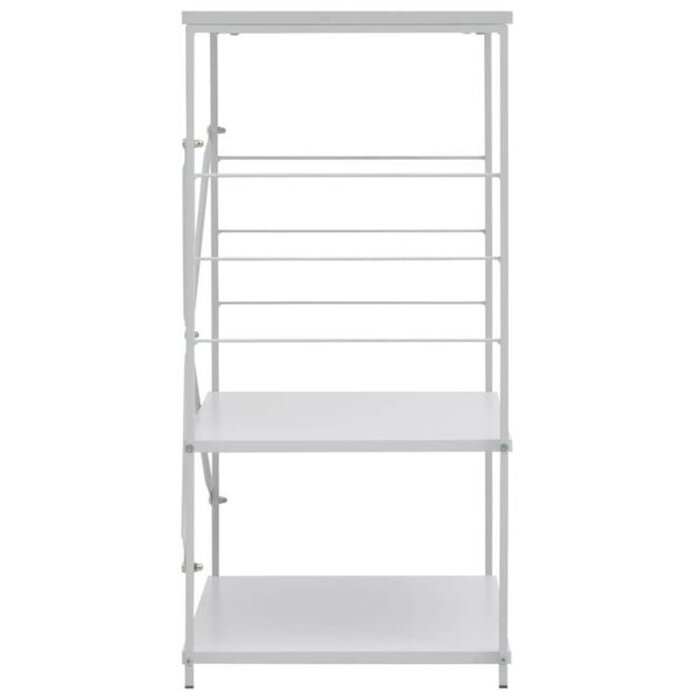Vidaxl Meuble pour micro-ondes blanc 60x40cm - 34% de remise