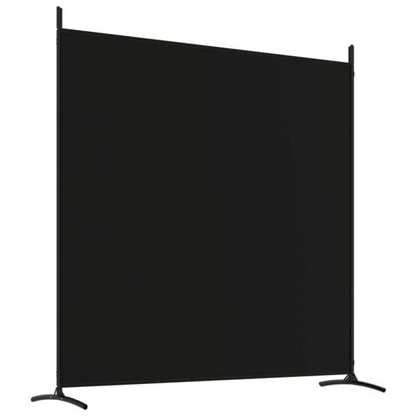 Vidaxl Paravent noir 4 panneaux 698x180 cm - 34% de remise
