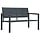 Banc de jardin aspect bois 120 cm gris - 35% de remise
