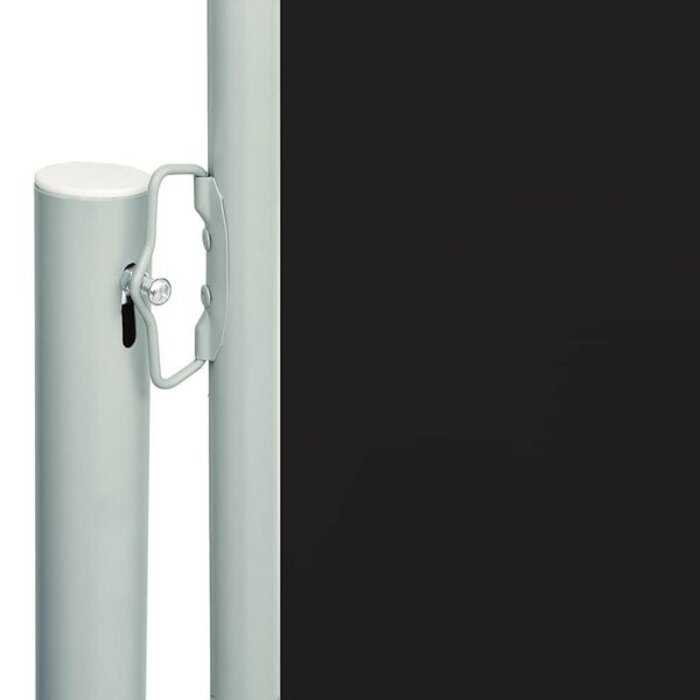 Vidaxl Paravent latéral rétractable 180x600 cm Noir - 35% de remise