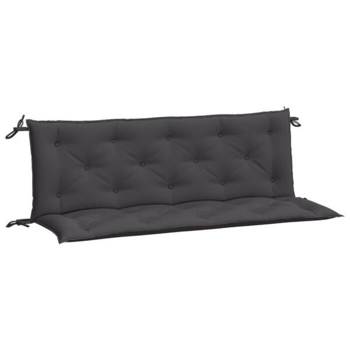 Vidaxl Lot de 2 coussins pour banc de jardin 150x50 cm, anthracite - 32% de remise
