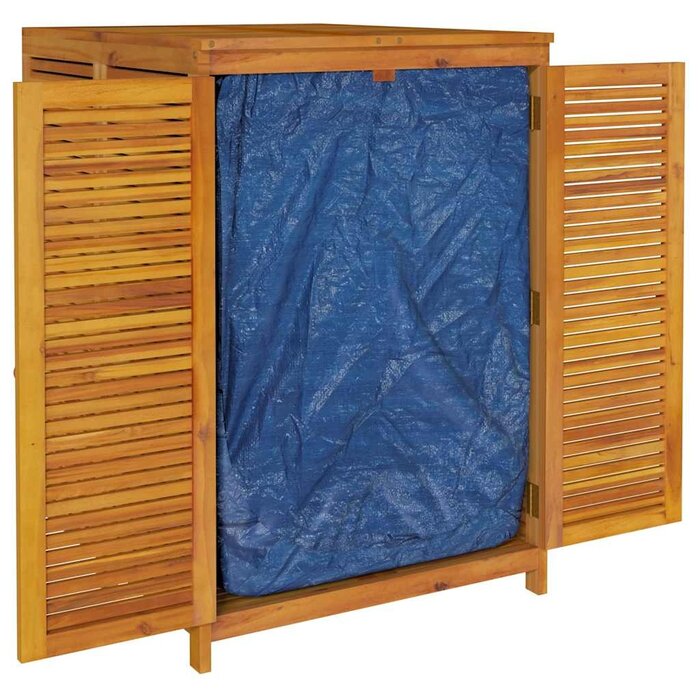 Vidaxl Coffre de jardin en bois d'acacia massif - 70x87x104 cm - 35% de remise
