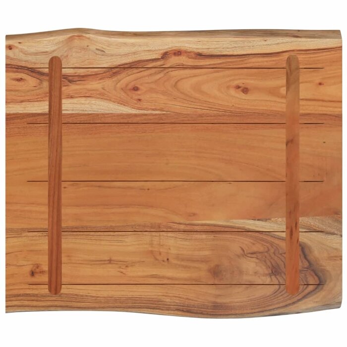 Vidaxl Plateau de table en bois d'acacia bord naturel 70x60cm - 34% de remise
